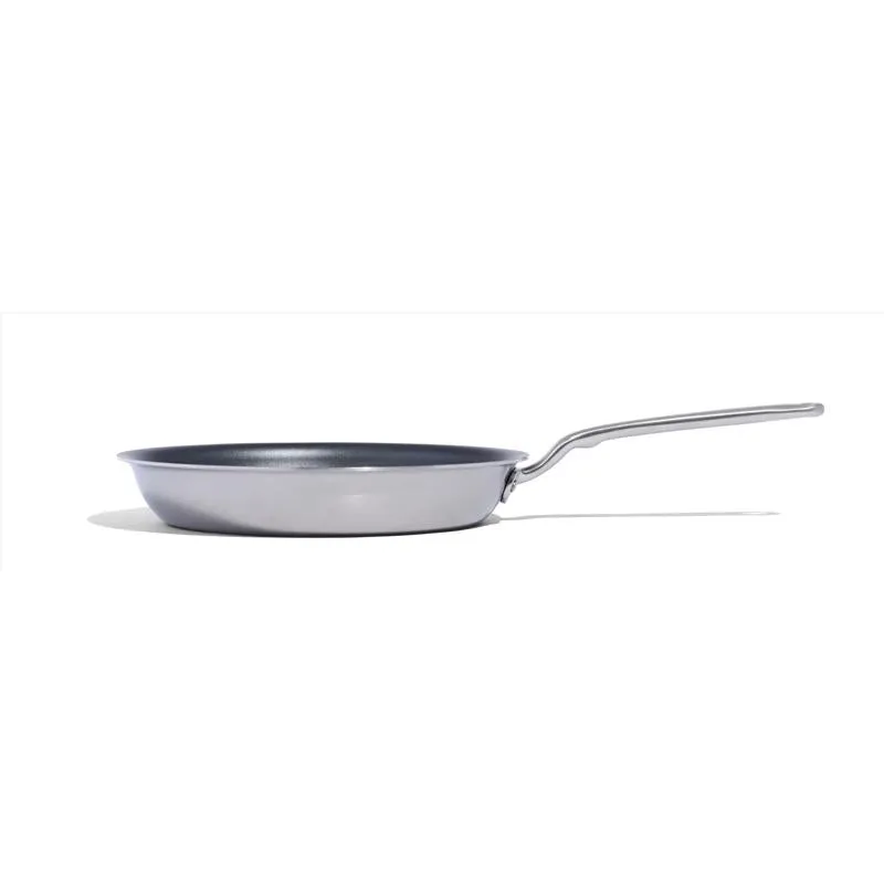 Made In Stainless Steel Fry Pan 10 in. Black/Silver