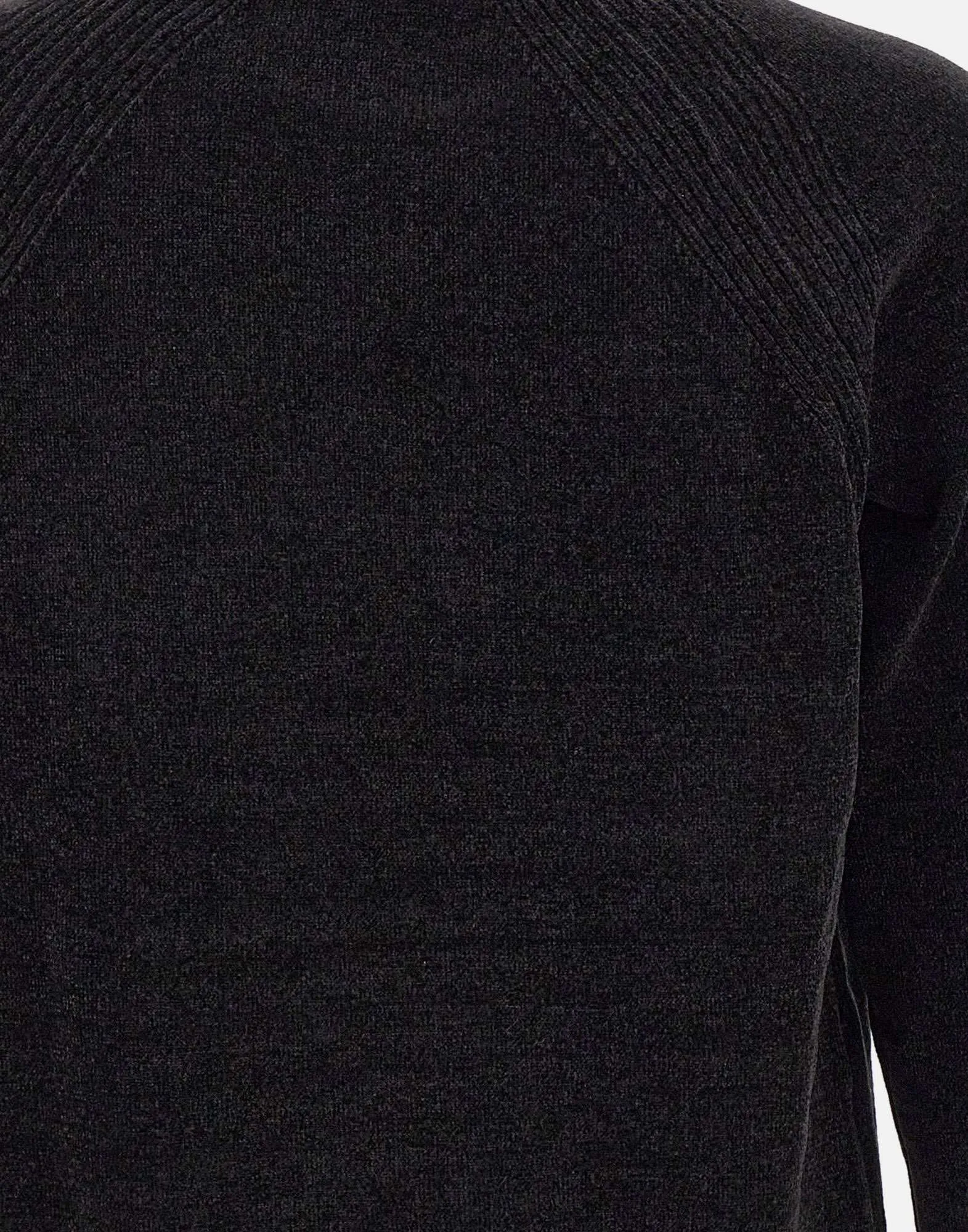 Manna Black Chenille Sweater for Men