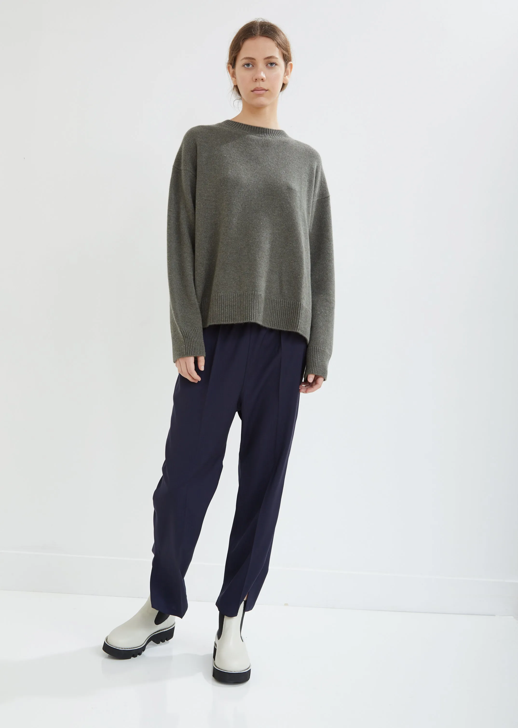 Milla Crew Neck Cashmere Sweater