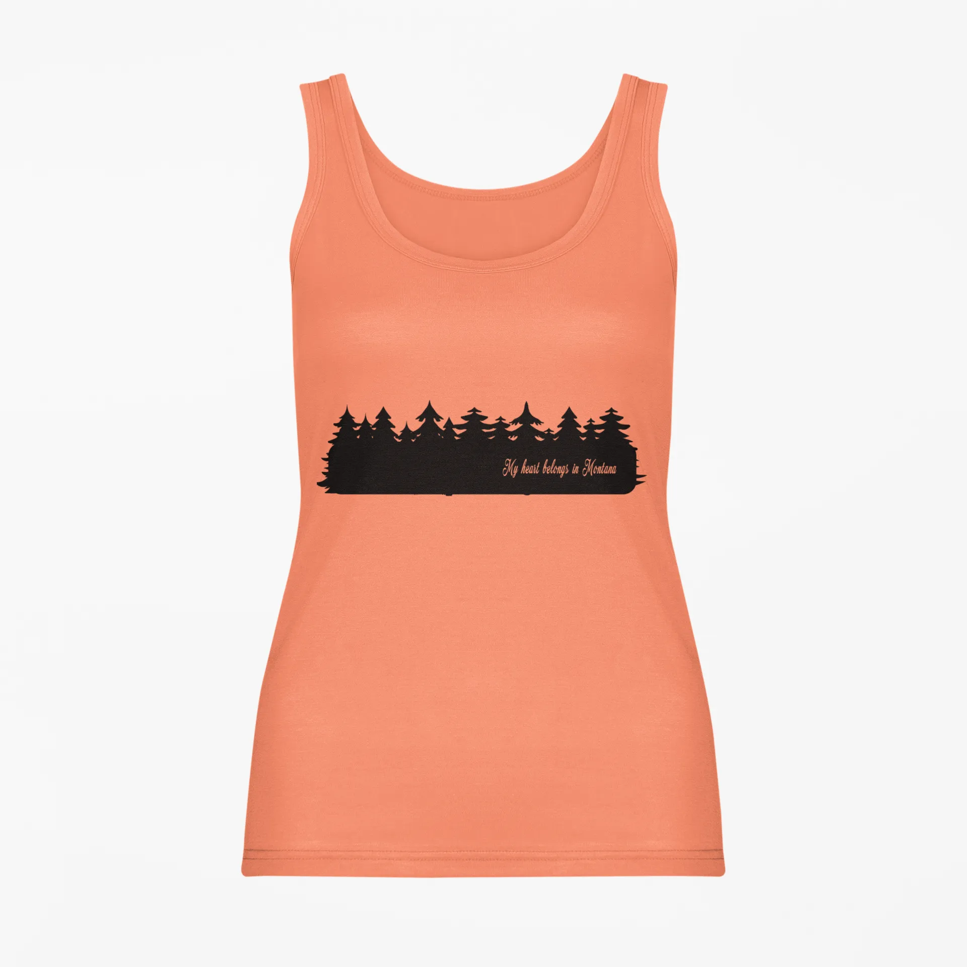 My Heart Belongs in Montana Women's Tank Top