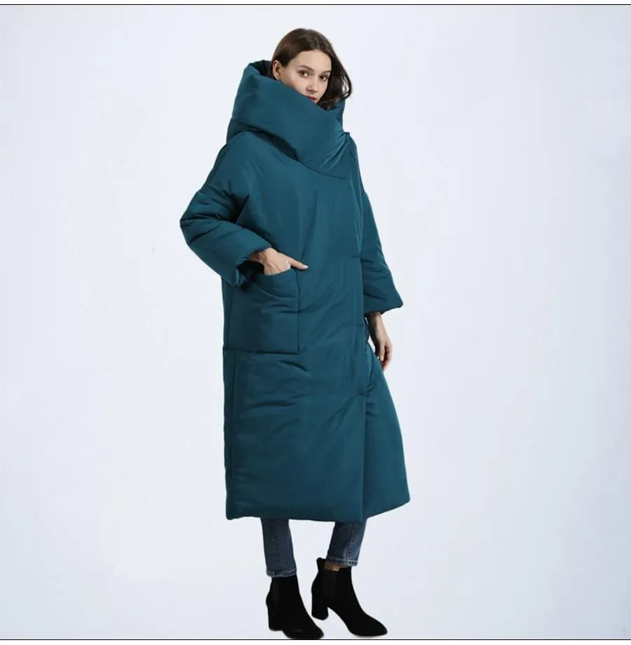 New Jacket Collection Winter Stylish Windproof Female Coat Womens Quilted Coat Long Warm Parkas Tops