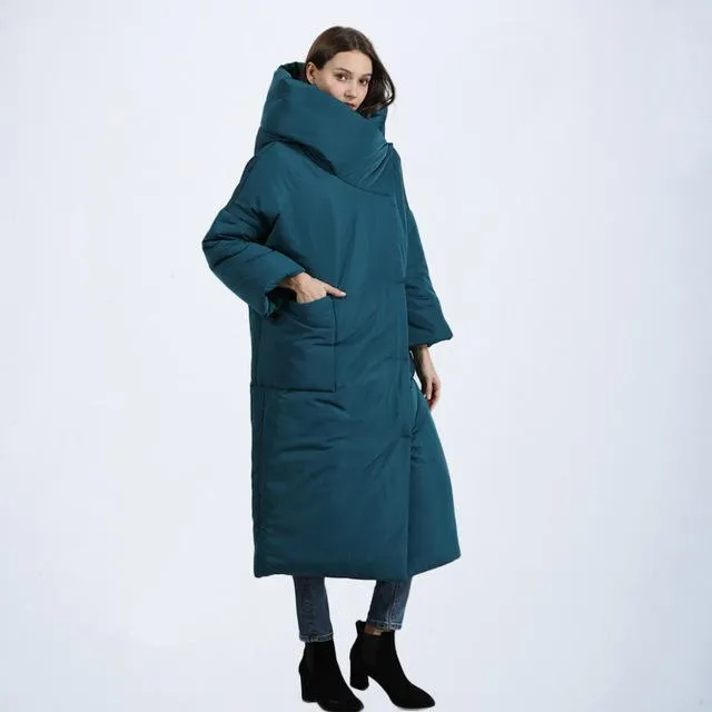 New Jacket Collection Winter Stylish Windproof Female Coat Womens Quilted Coat Long Warm Parkas Tops