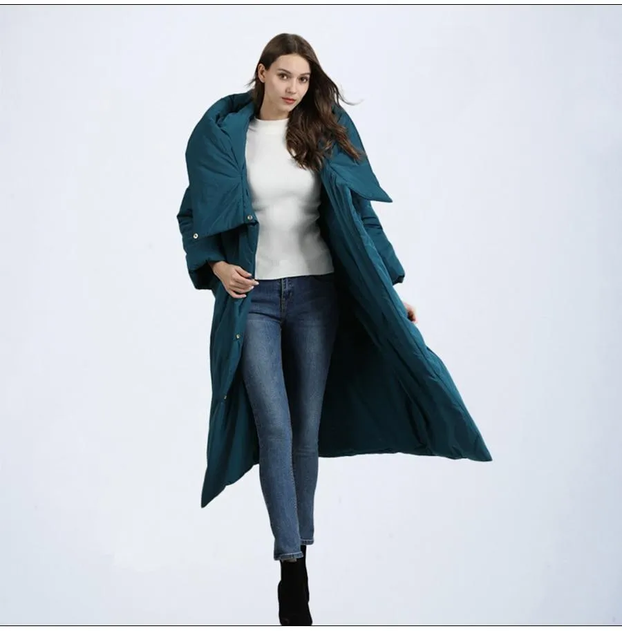 New Jacket Collection Winter Stylish Windproof Female Coat Womens Quilted Coat Long Warm Parkas Tops