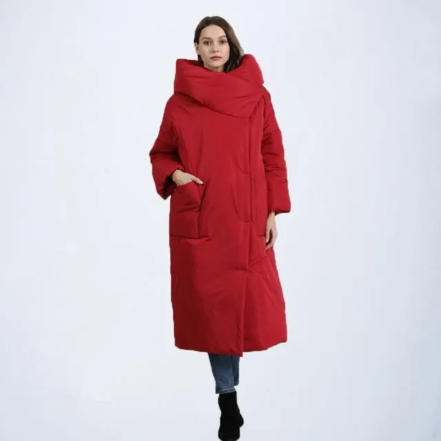 New Jacket Collection Winter Stylish Windproof Female Coat Womens Quilted Coat Long Warm Parkas Tops