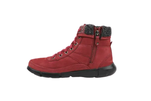 Original Woodland Women's Leather Boots (#3143118_Paris Port Red)