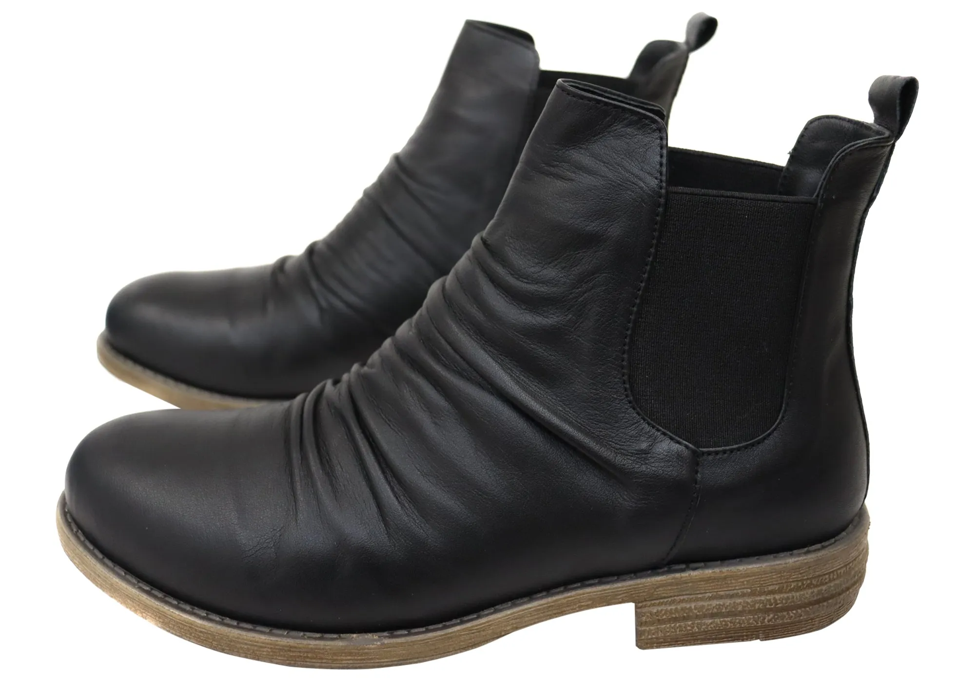 Orizonte Kyro Womens European Comfortable Leather Ankle Boots