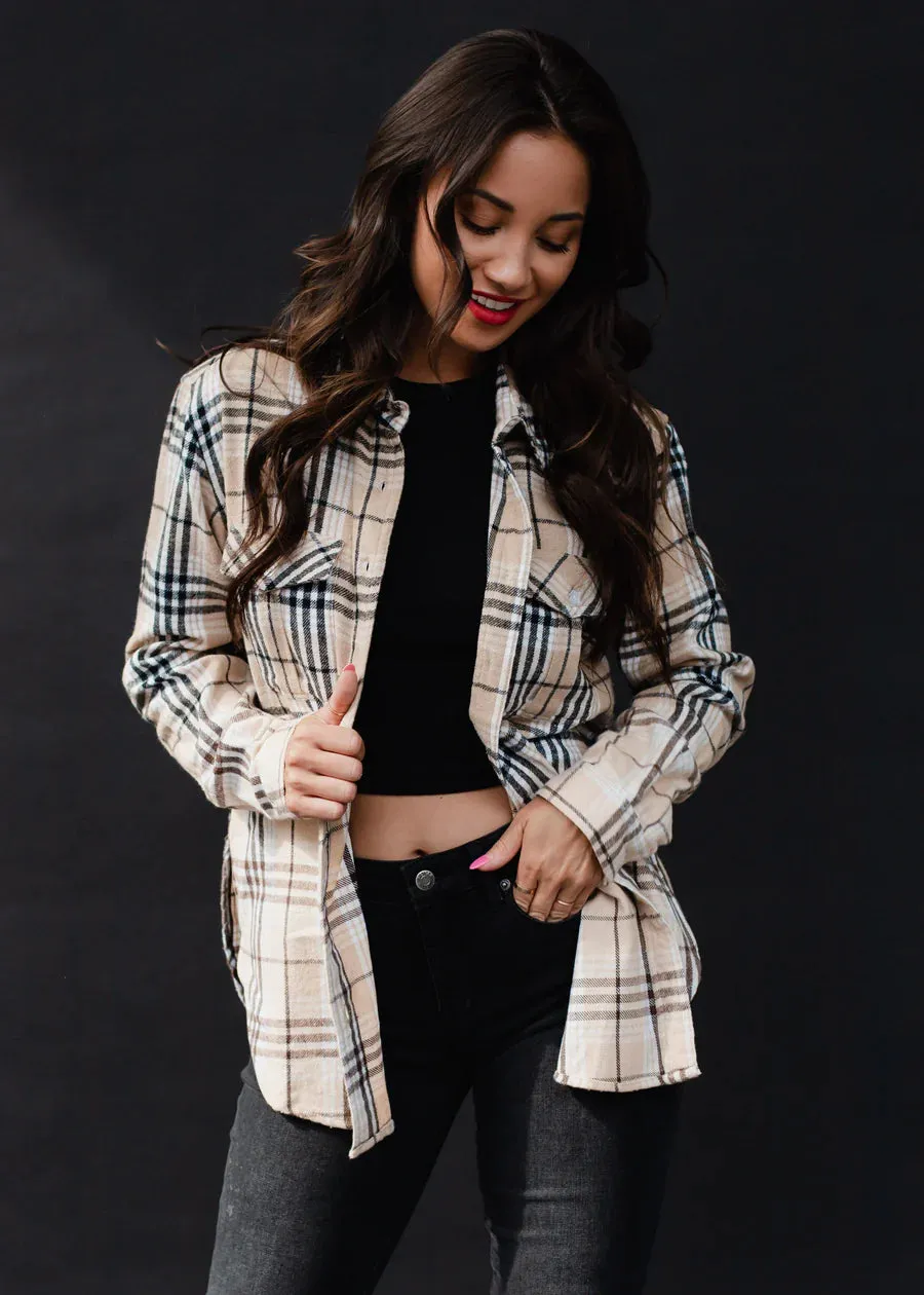 Parkwest Plaid Long Flannel