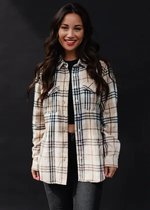 Parkwest Plaid Long Flannel