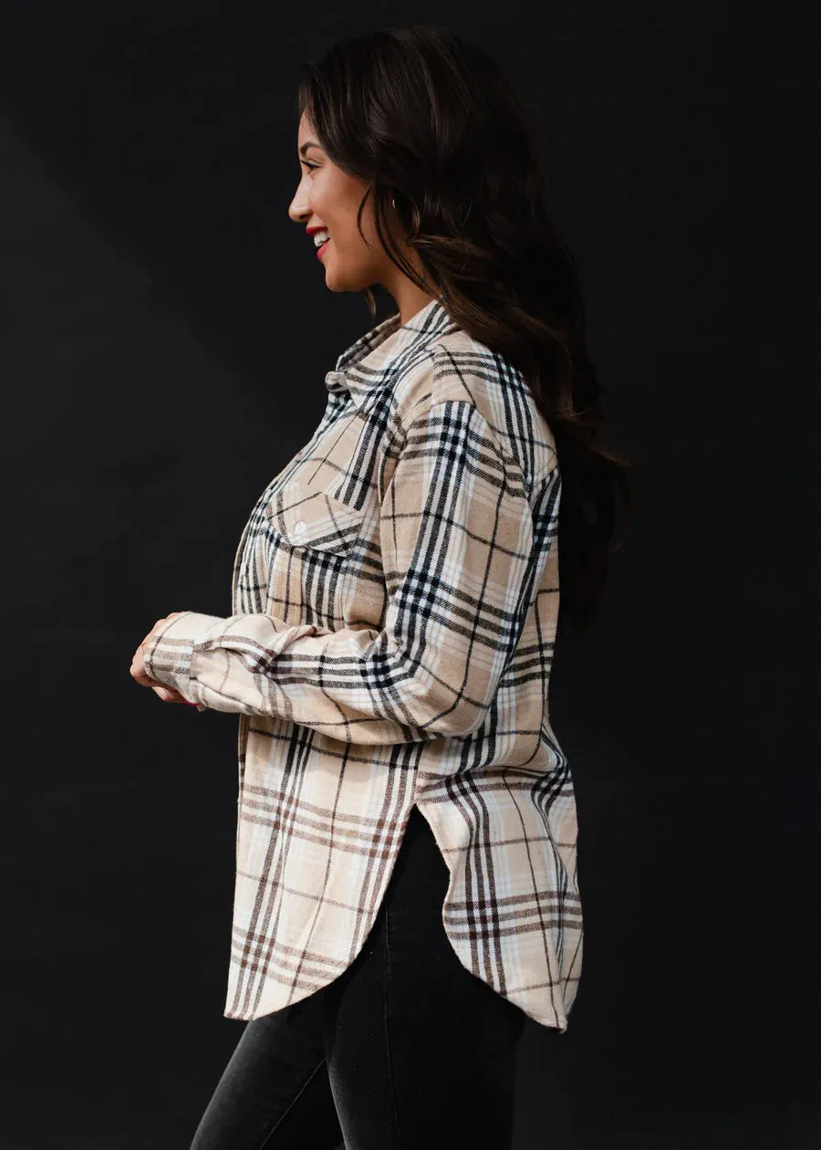 Parkwest Plaid Long Flannel