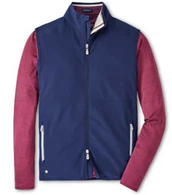 Peter Millar Flex Adapt Full Zip Vest Navy