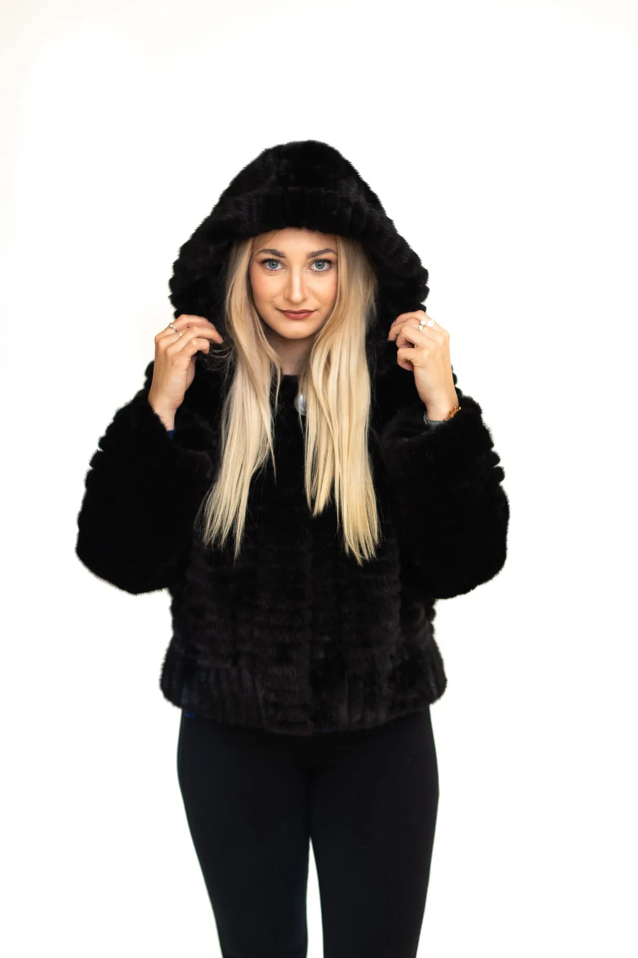 Ranch Mink Jacket with Hood