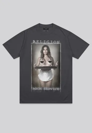 ROOM SERVICE T-SHIRT DARK METAL