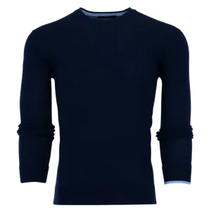 Saratoga Crewneck Sweater in Maltese Blue by Greyson