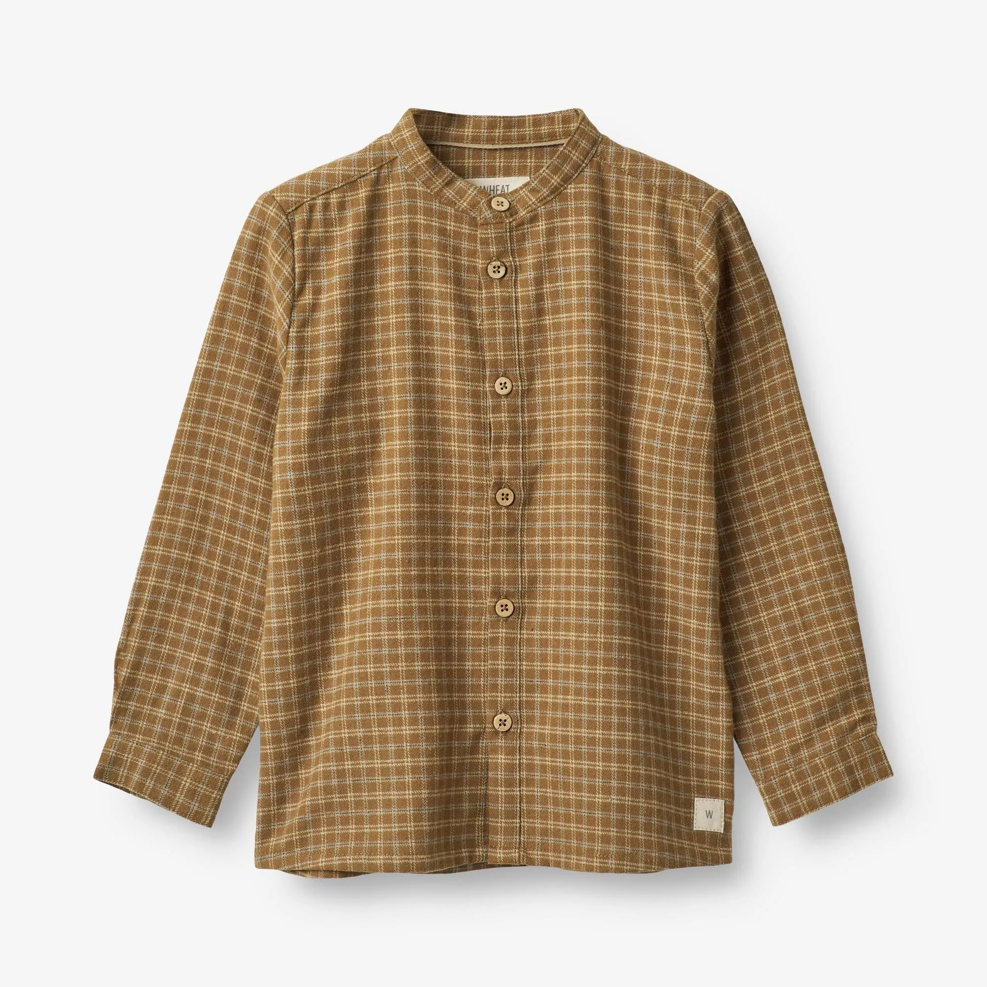 Shirt Willum - green bark check