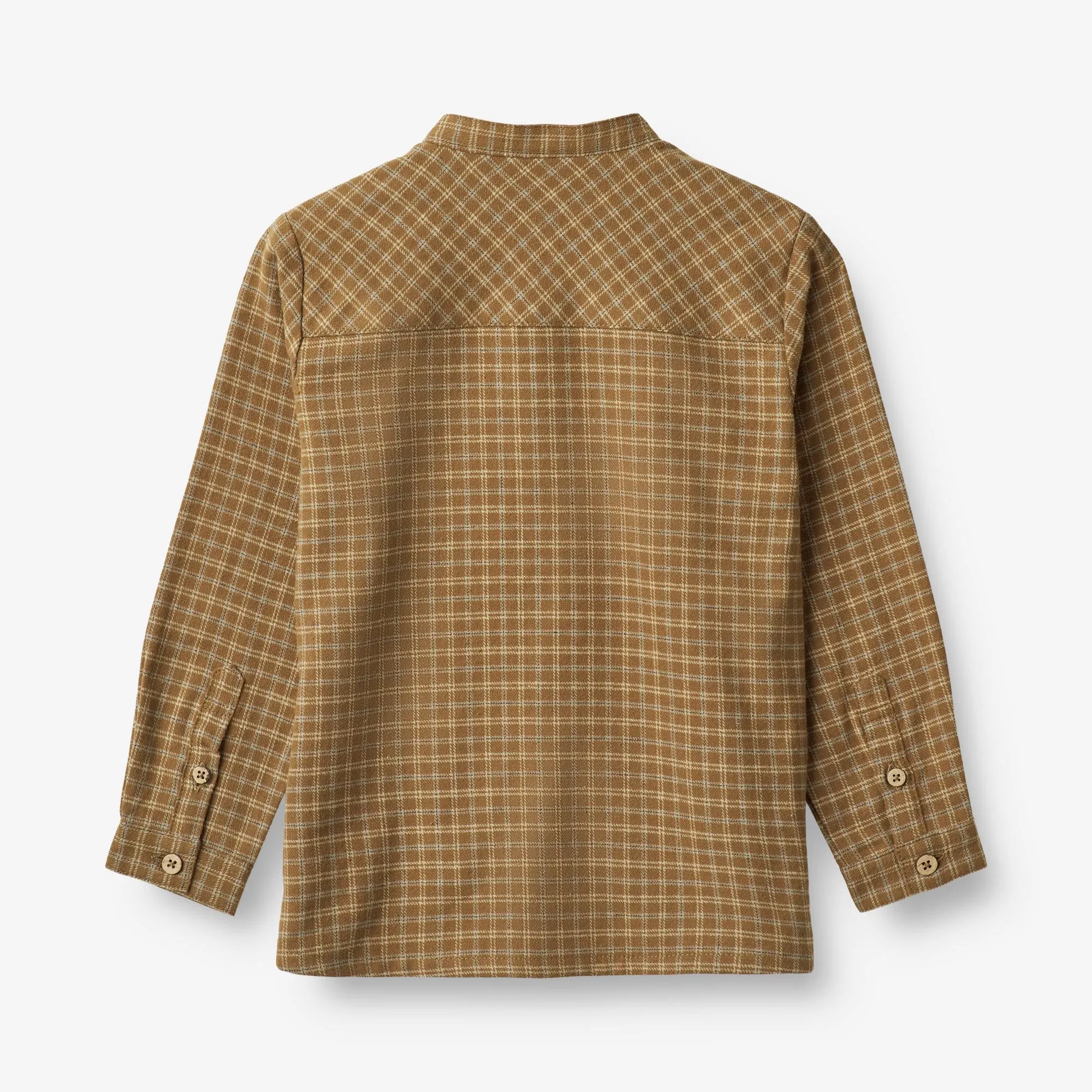 Shirt Willum - green bark check