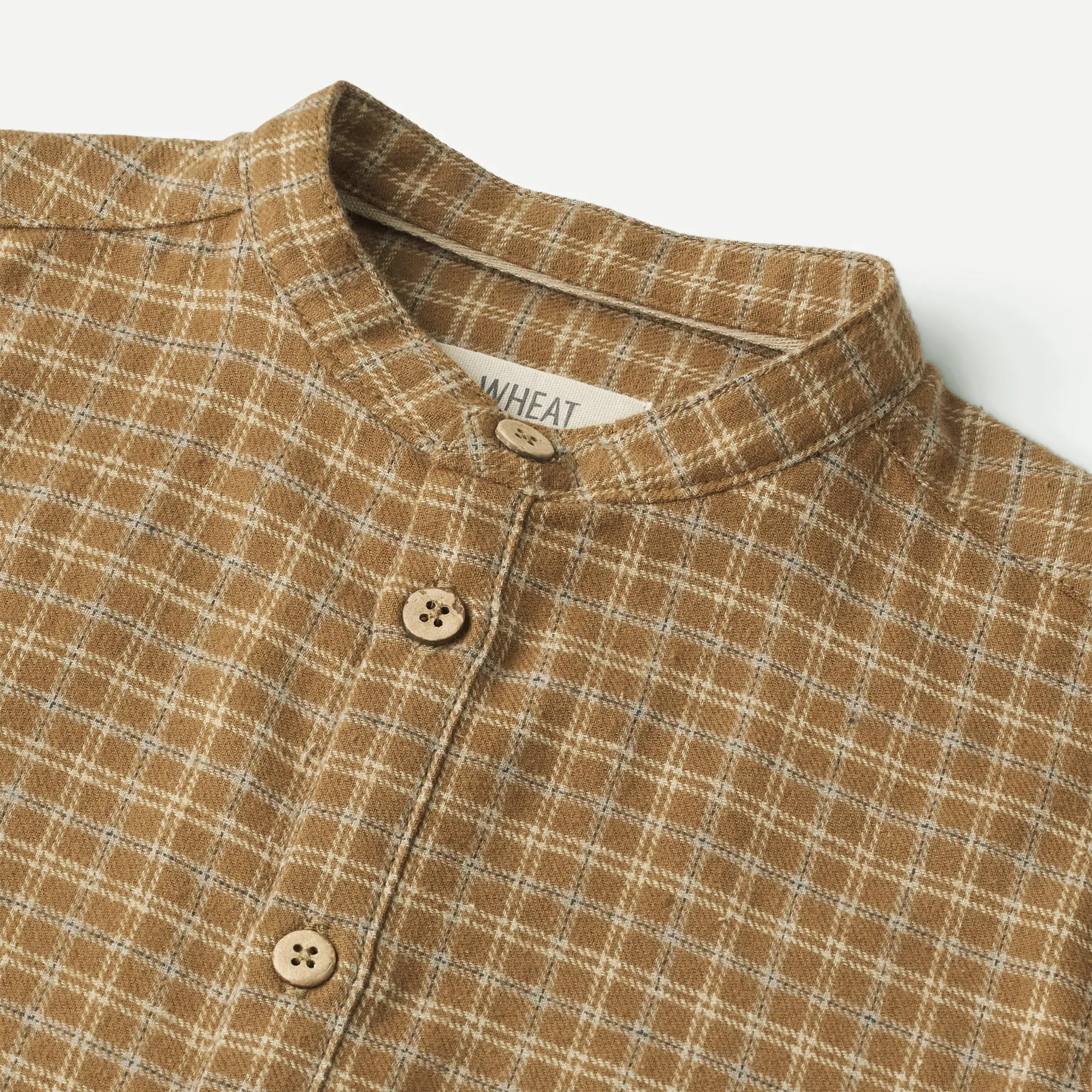 Shirt Willum - green bark check