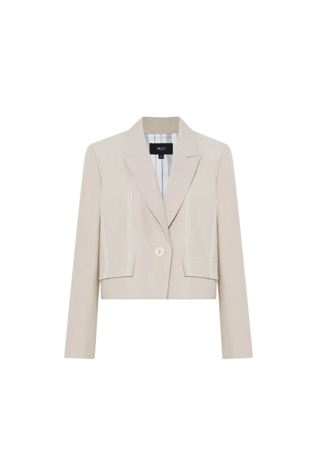 Soft Touch Stretchable Plainweave Blazer