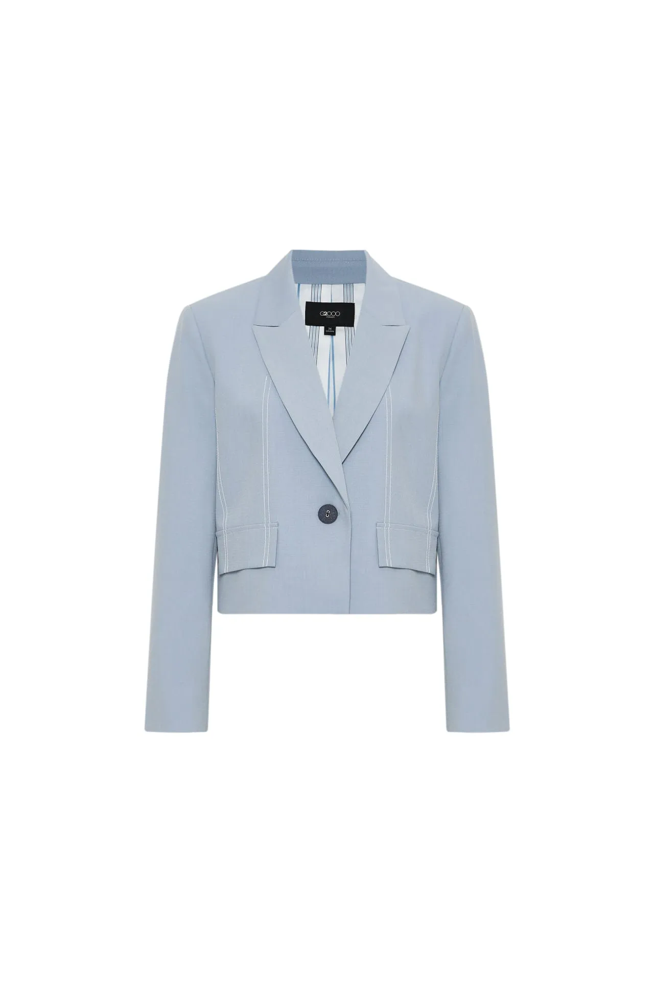 Soft Touch Stretchable Plainweave Blazer