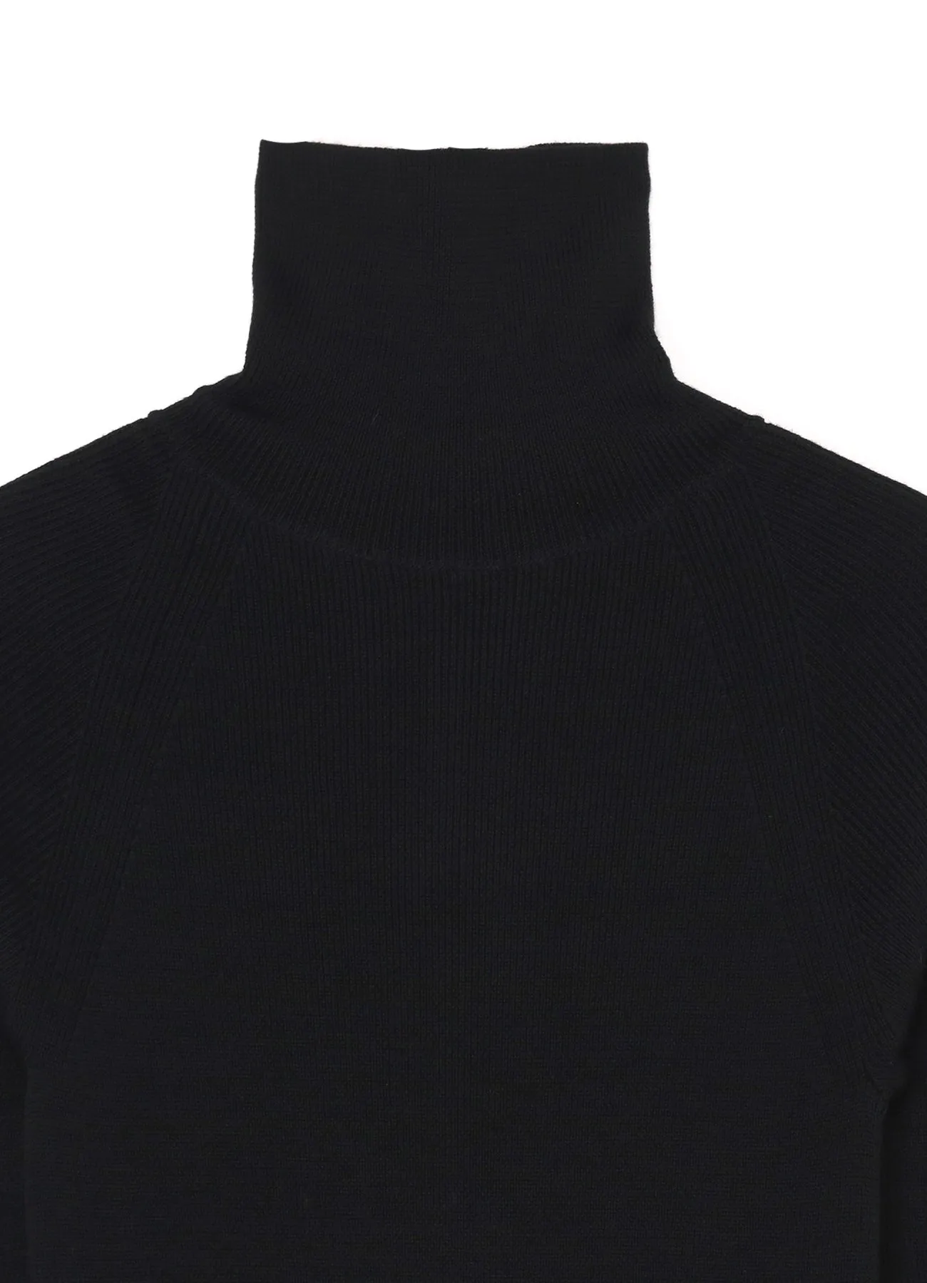 SOFT WOOL TURTLENECK PULLOVER DRESS WITH FASTENER