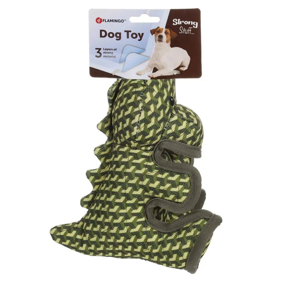 Strong Stuff Dino Dog Toy