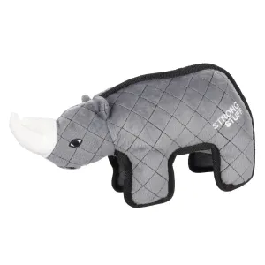 Strong Stuff Rhino Dog Toy with Squeaker