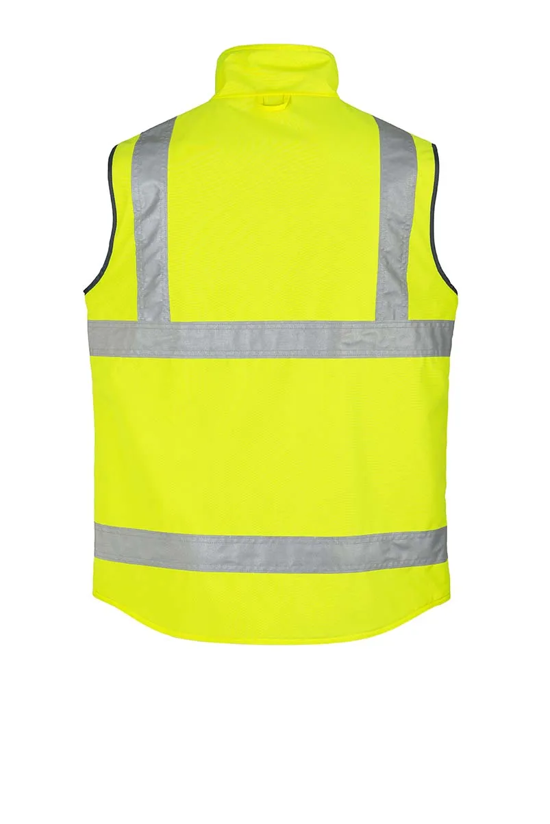 SYZMIK Mens Hi Vis Lightweight Fleece Lined Vest - ZV358