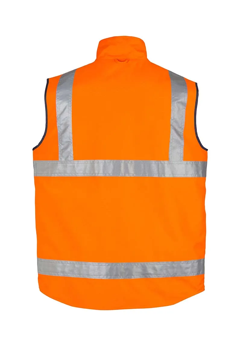 SYZMIK Mens Hi Vis Lightweight Fleece Lined Vest - ZV358