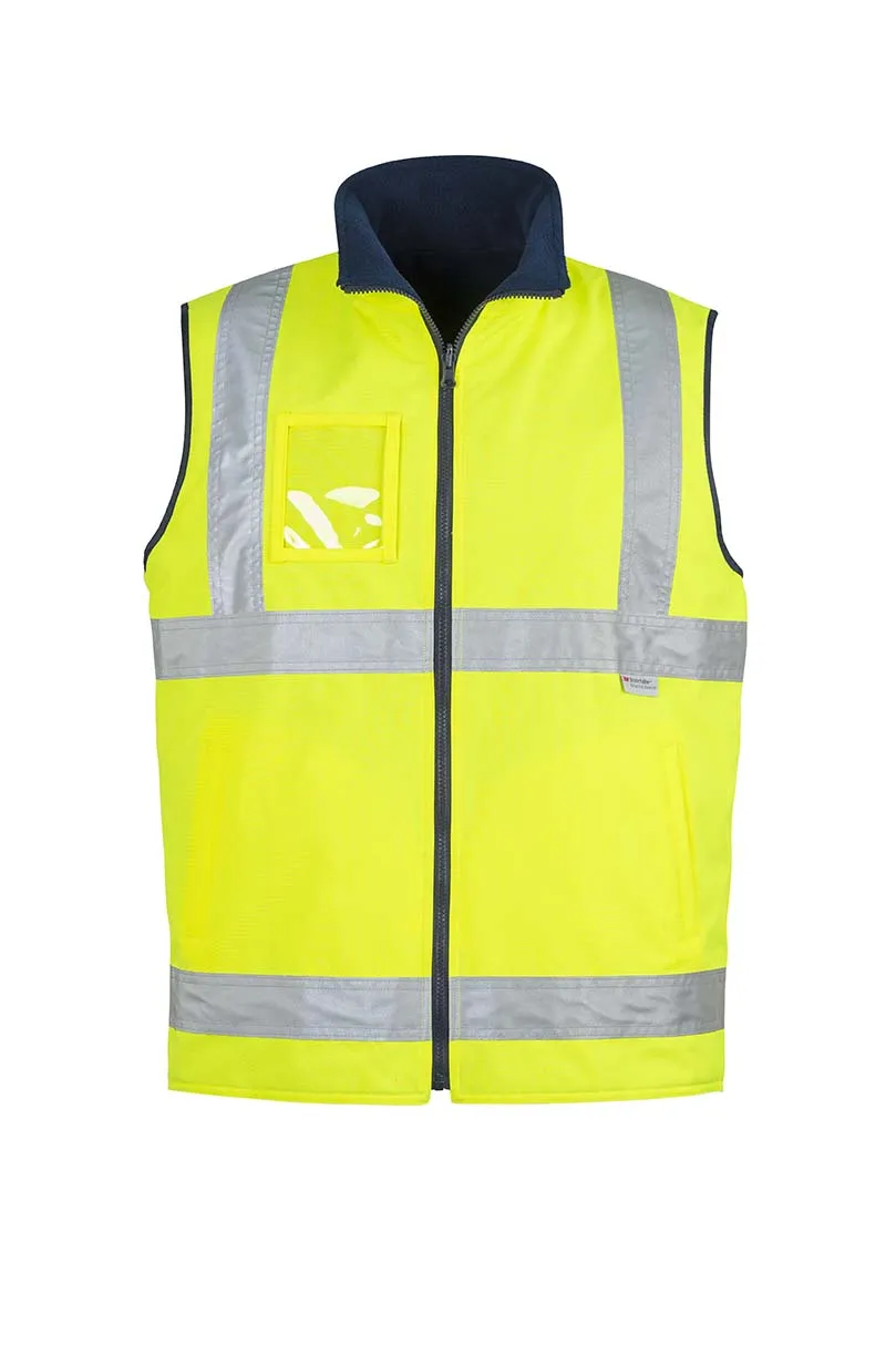 SYZMIK Mens Hi Vis Lightweight Fleece Lined Vest - ZV358