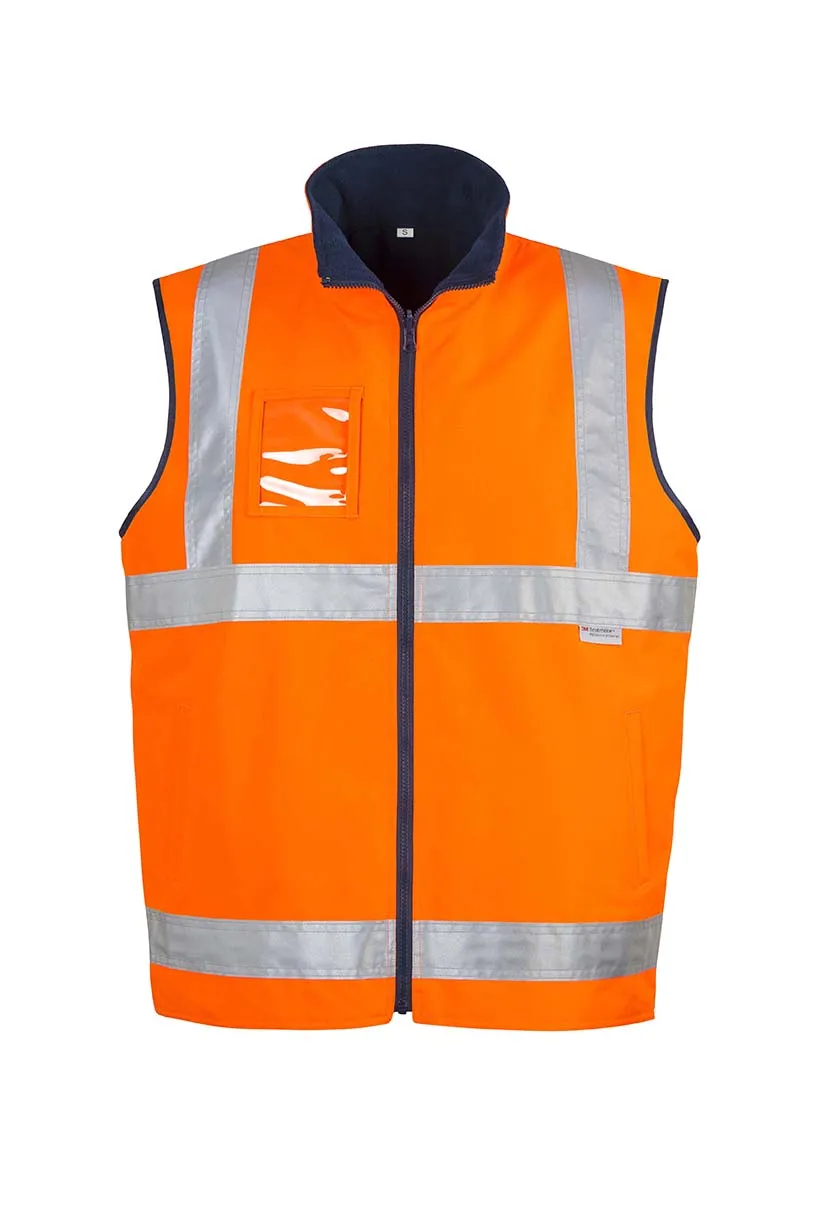 SYZMIK Mens Hi Vis Lightweight Fleece Lined Vest - ZV358