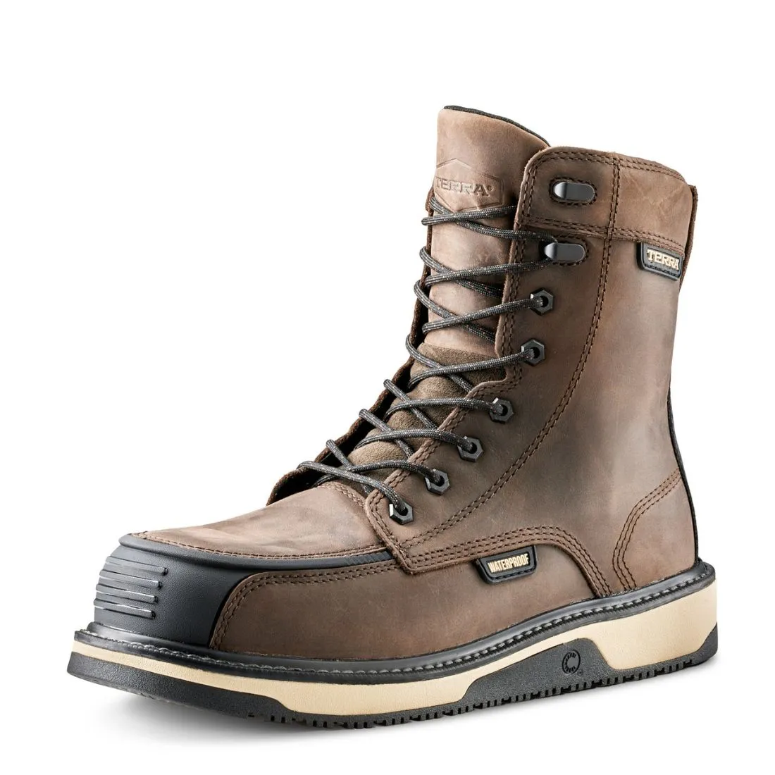 Terra Ironstone Men's 8" Waterproof Composite Toe Work Boot 839FDB