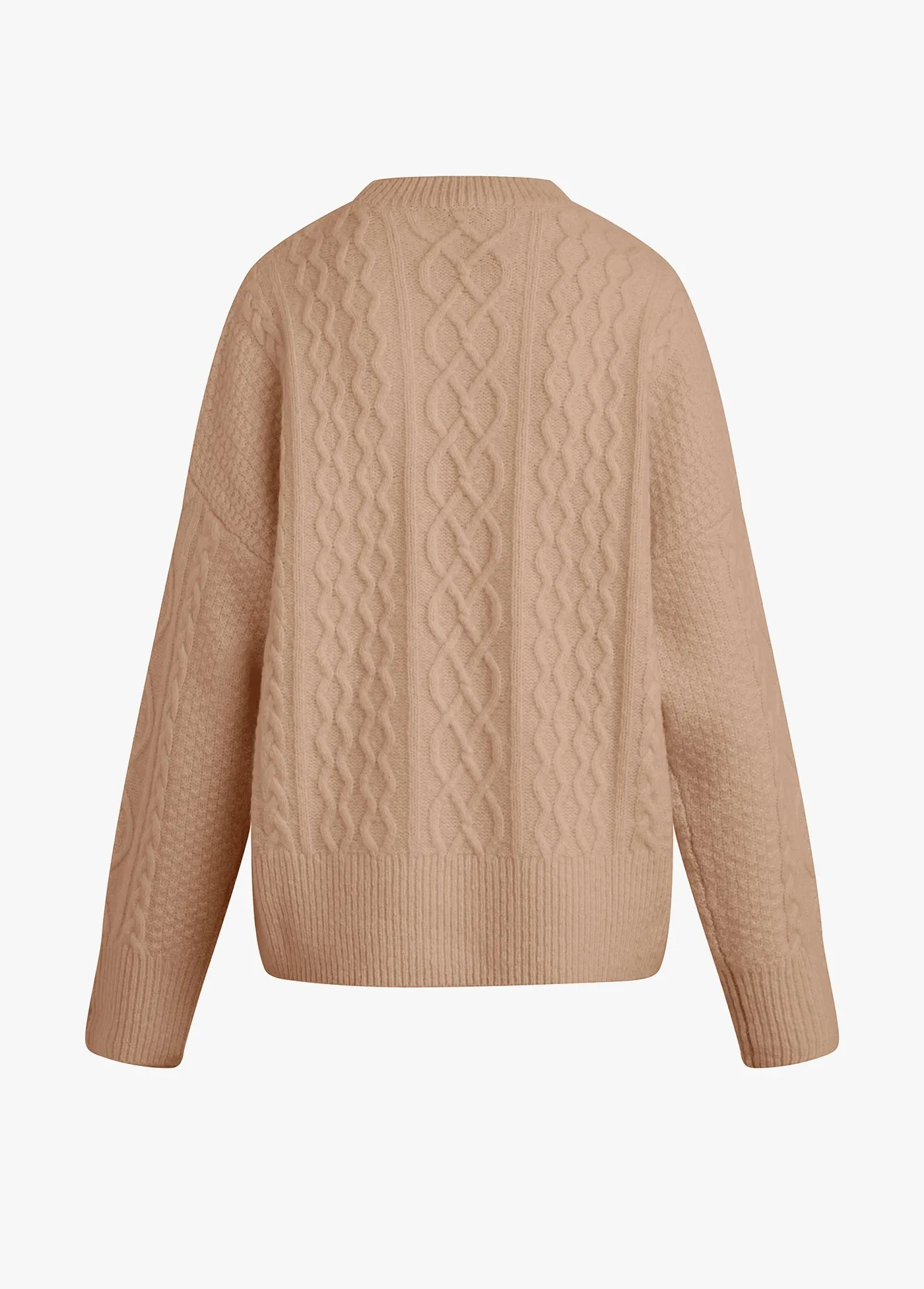 THE OVERSIZED CABLE SWEATER