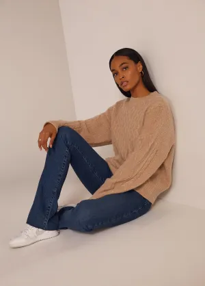 THE OVERSIZED CABLE SWEATER