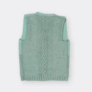 Vintage Sleeveless Cardigan - Medium