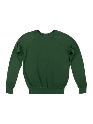 Women's Alpine Raglan Sweatshirt: Hunter Green