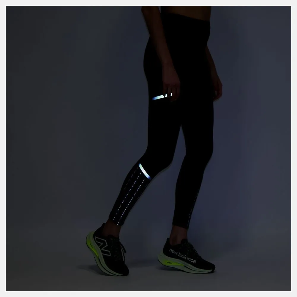 Womens Impact Run Luminous Heat Tight - Black