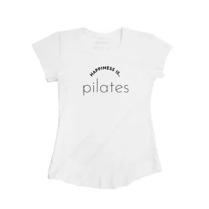 Women's Pilates Bamboo T-Shirt, White